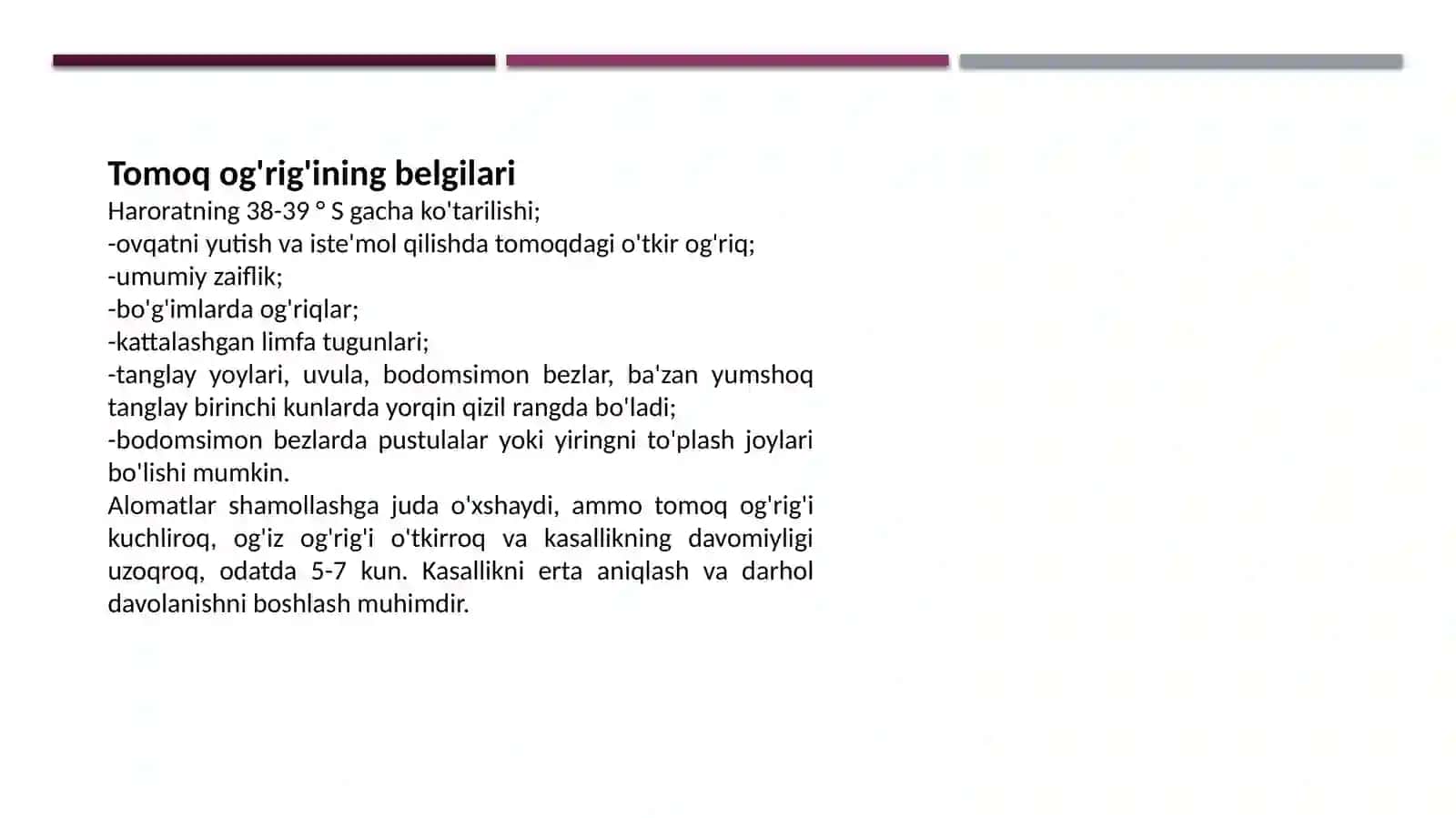 Angina va uning asoratlari 4