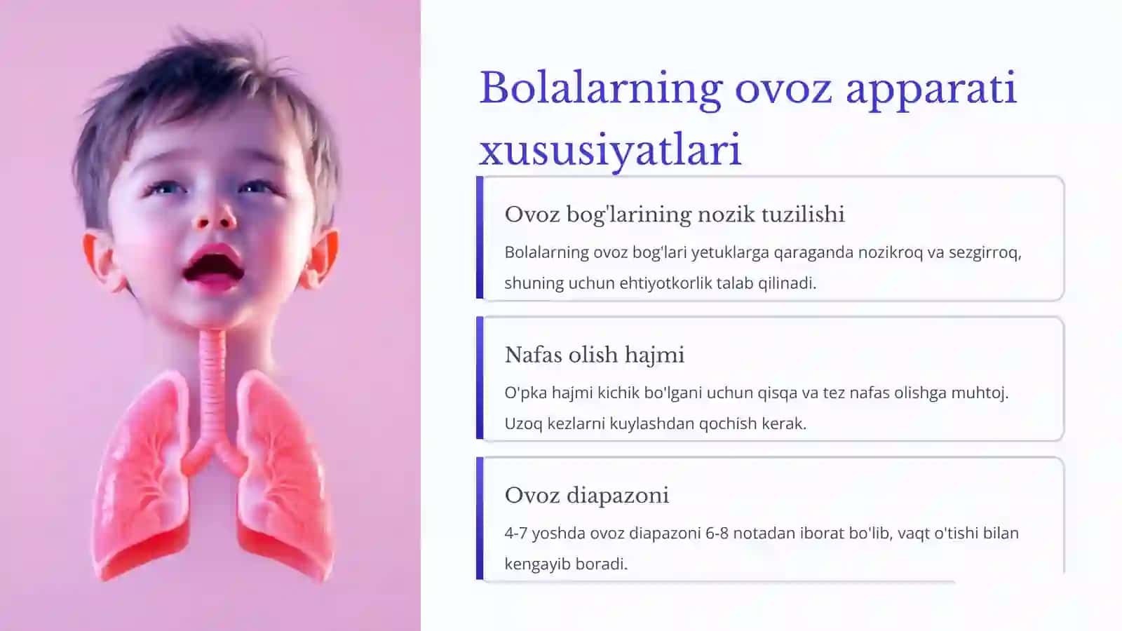 Bolalarni qo'shiq kuylashga o'rgatish 4