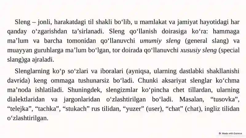 Sleng Muammolari 4