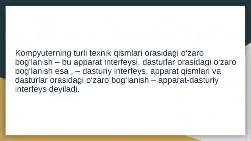 KOMPYUTER DASTURIY TA’MINOTI 4
