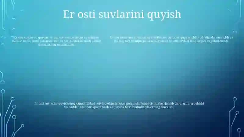 Ichimlik Suvi Olish Usullari 4