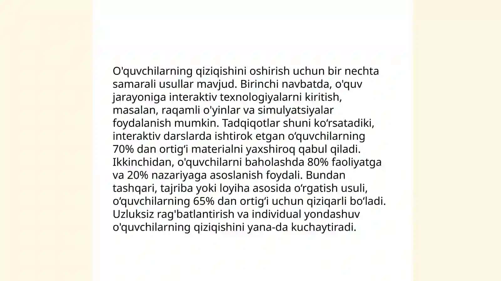 Motivatsiya va o'rganish 4