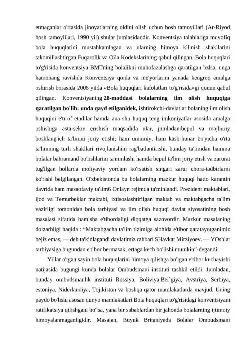 Bola huquqlari 4
