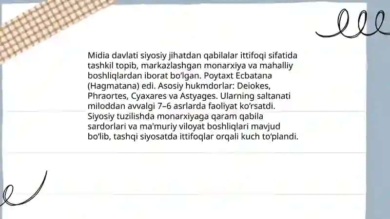 Qadimgi Midiya va Elam davlati 4