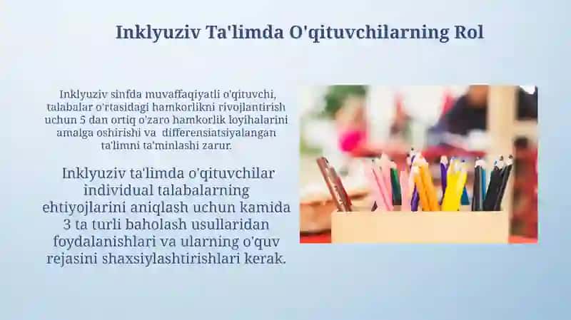Inklyuziv Ta'lim Tashkilotini Tashkil Etishning Asosiy Printsiplari 4