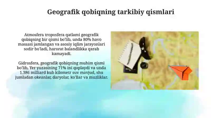 Geografik qobiq va uning tuzilishi 4