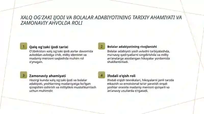 Xalq og'zaki ijodining tarixi 4