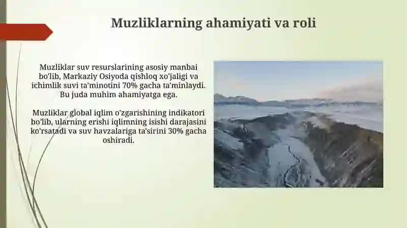Markaziy Osiyo muzliklar 4