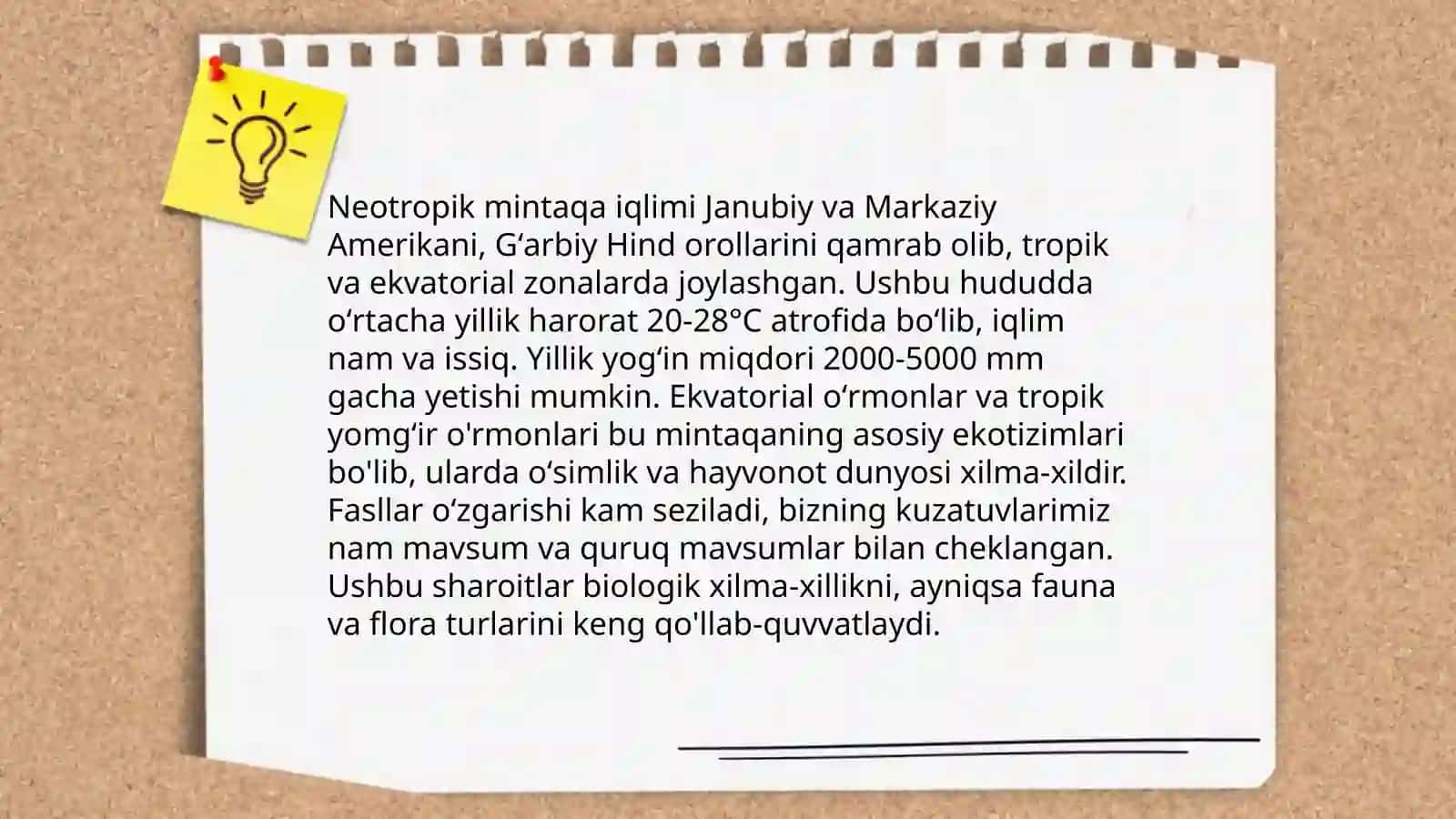 Neotropik mintaqa geografiyasi 4