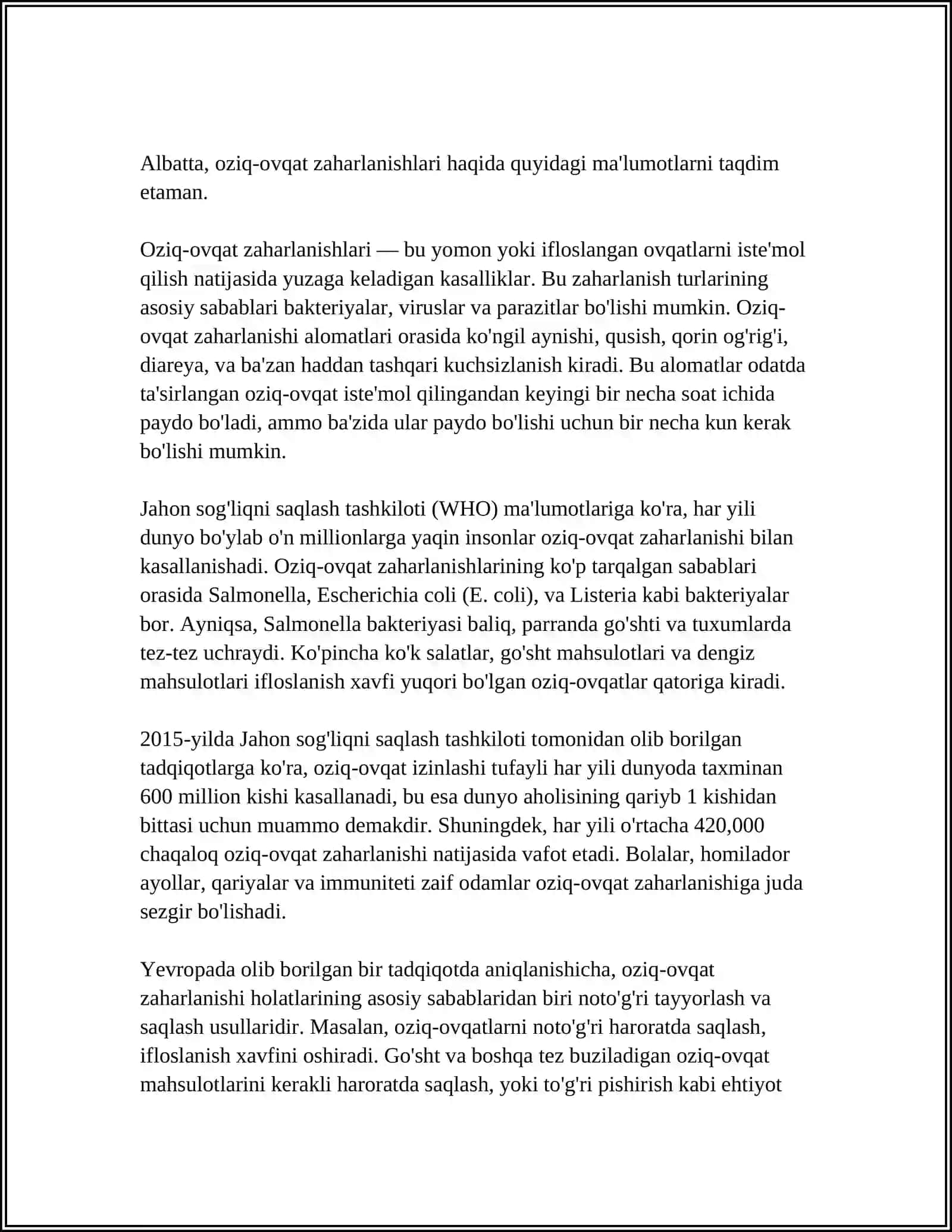 URUSH VA TINCHLIK DAVRDA ZAHARLANISHLAR 4