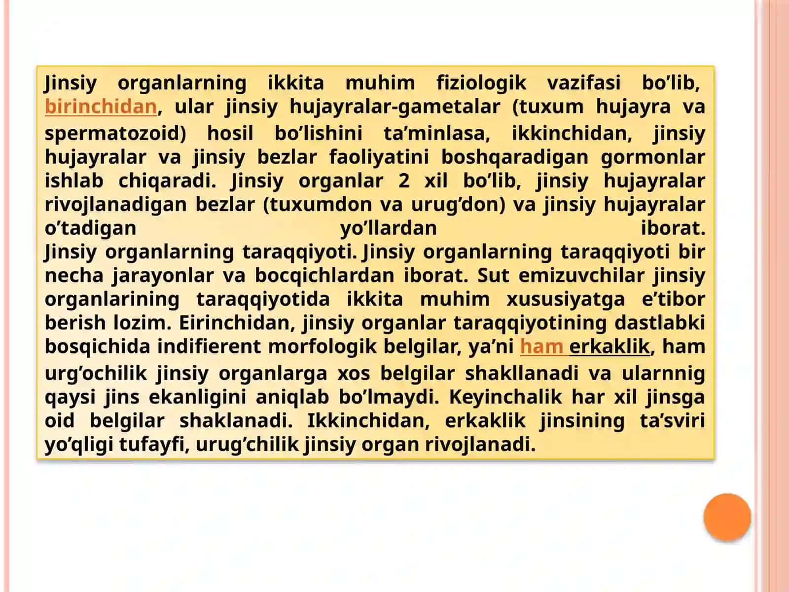Jinsiy tizim embriogenezi va unga taʼsir etuvchi omillar 4