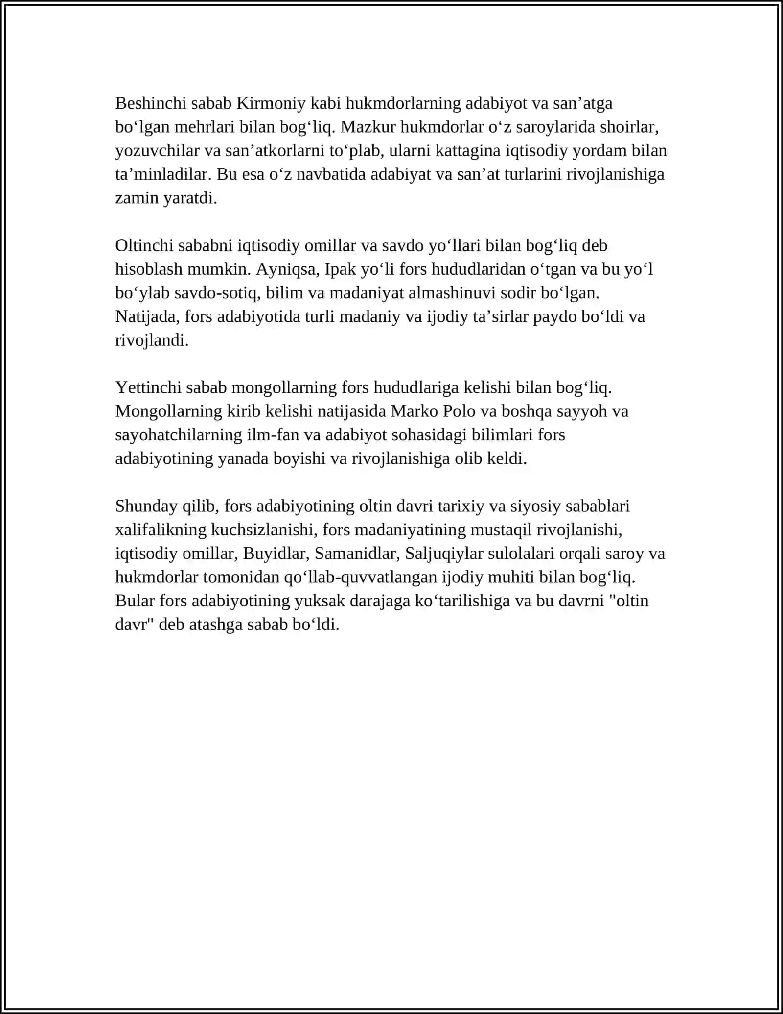FORS ADABIYOTINING OLTIN DAVRI 4
