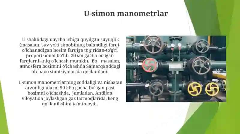 Bourdon manometri 4