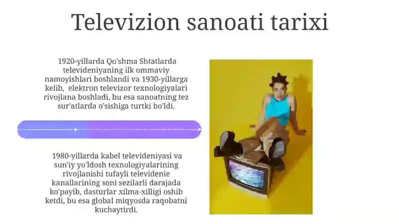 Televideniye koʼngilochar sanoat sifatida 4