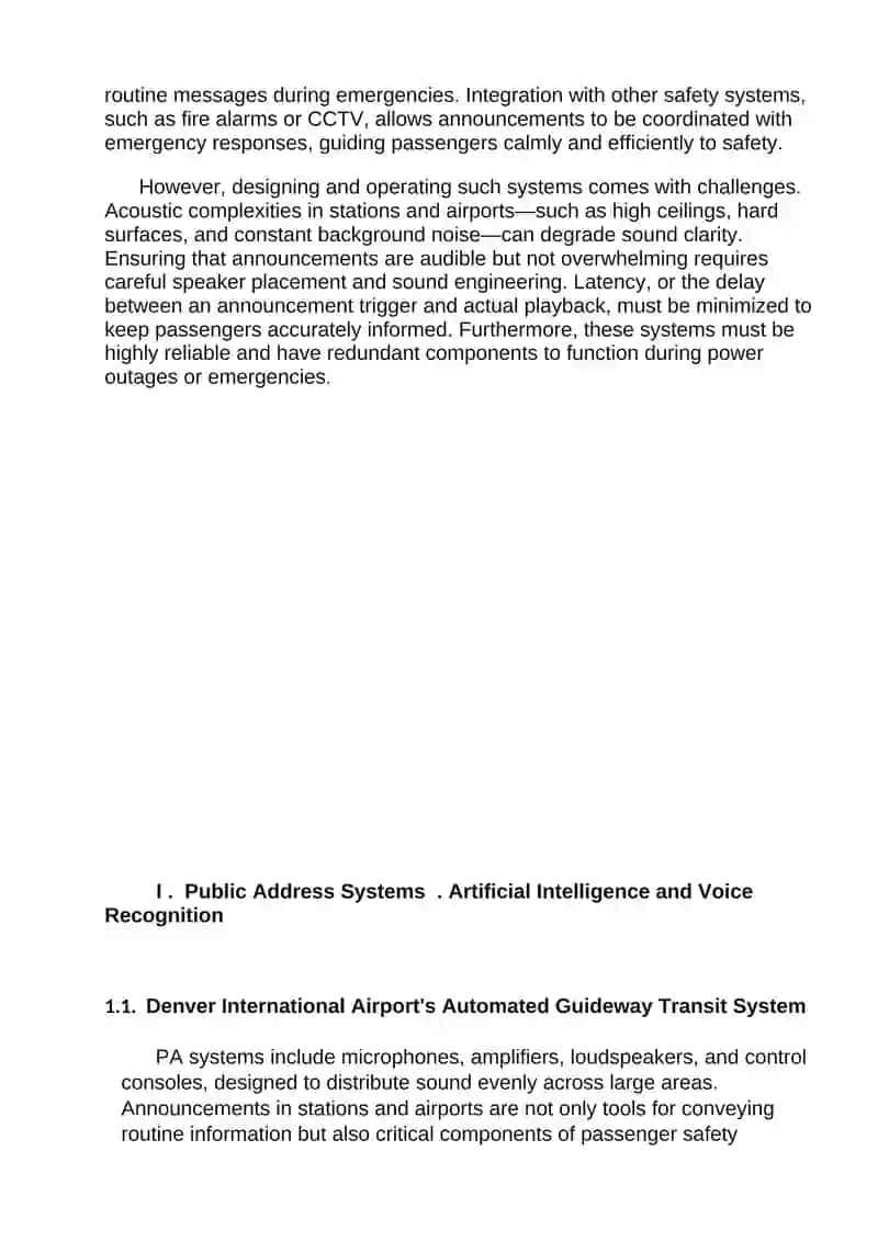 ANNOUNCEMENTS  ON STATION  OR AIRPORTS 4