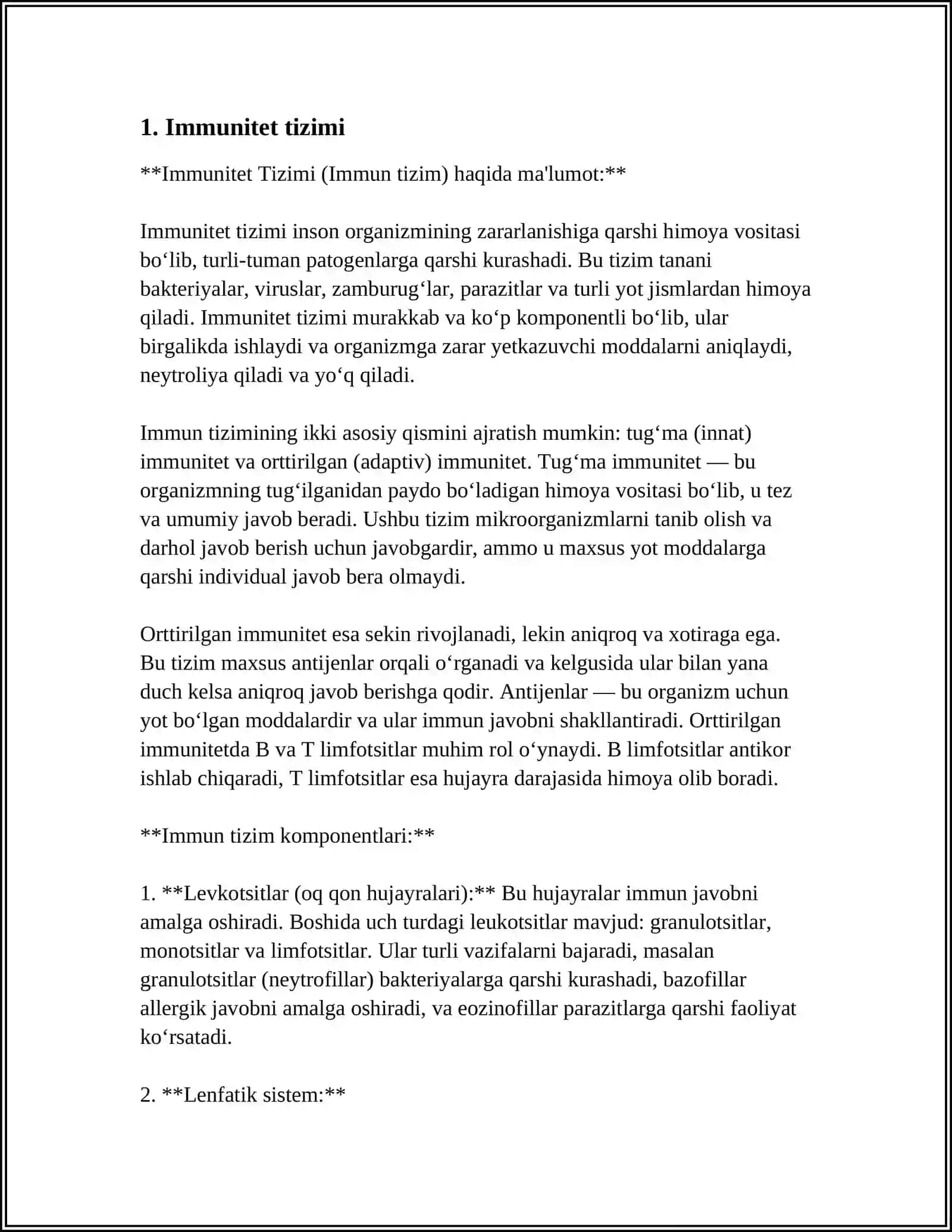 ORGANIZM HIMOYALANISH REAKSIYASI 4