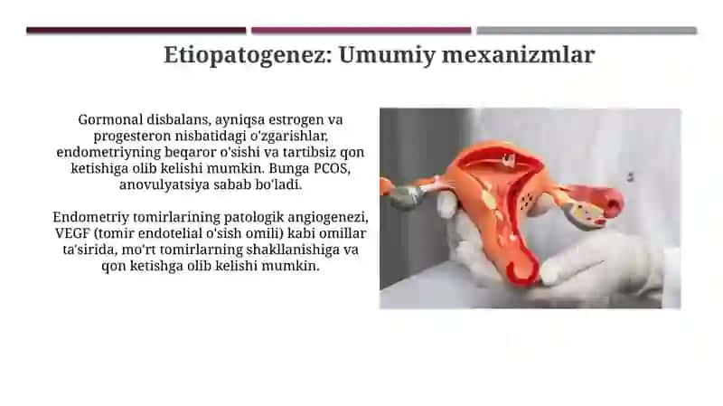 Bachadonning anormal qon ketishi: Ta'rif va epidemiologiya 4