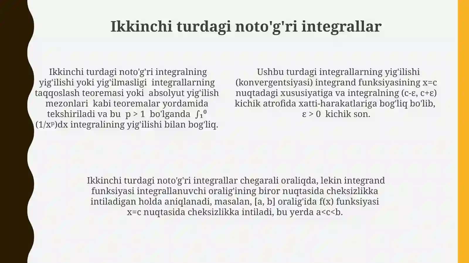 Koshi teoremasi 4