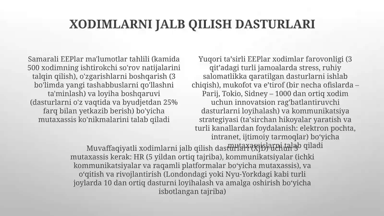 Trening va Rivojlantirish Dasturlari 4