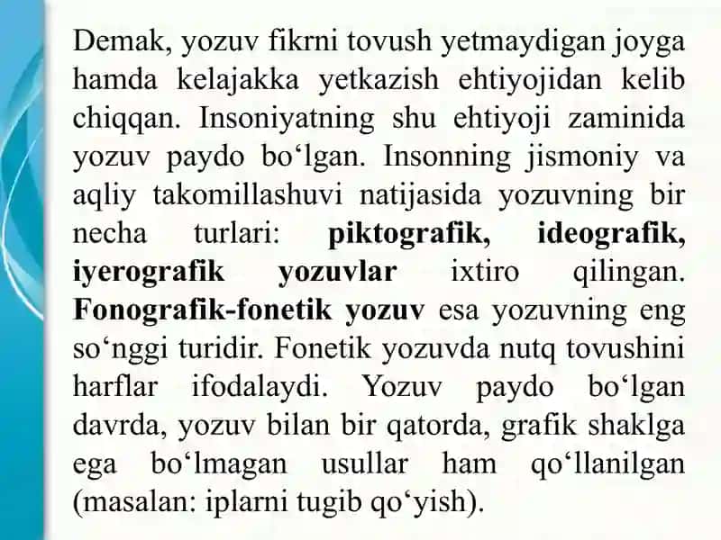 O‘zbek yozuvi va alifbo tarixi 4