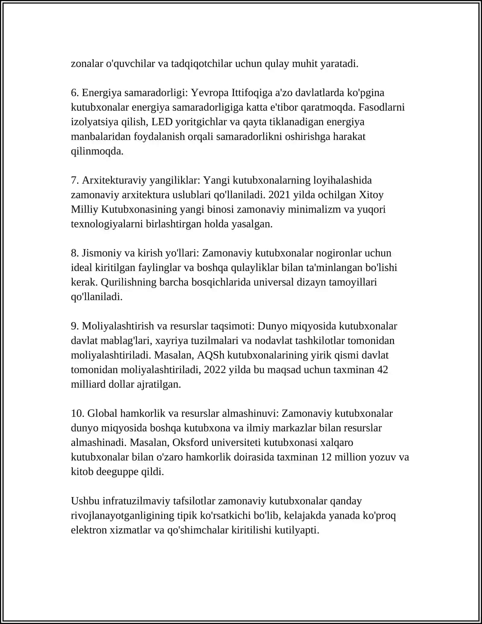 Zamonaviy kutubxonalar 4