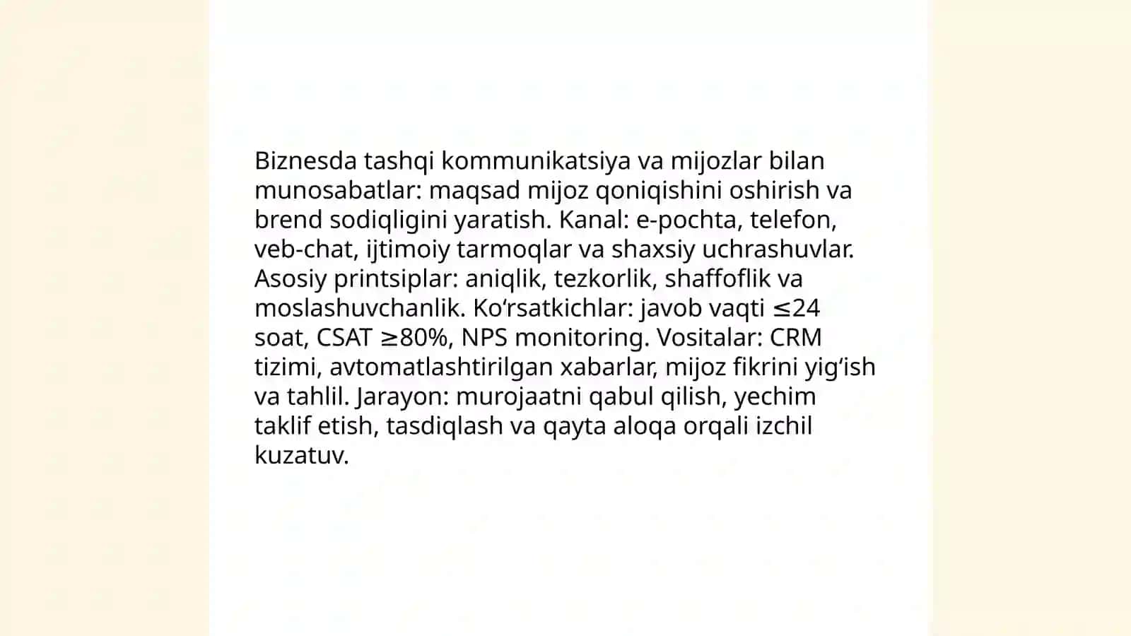 Biznesda kamunikatsiya 4