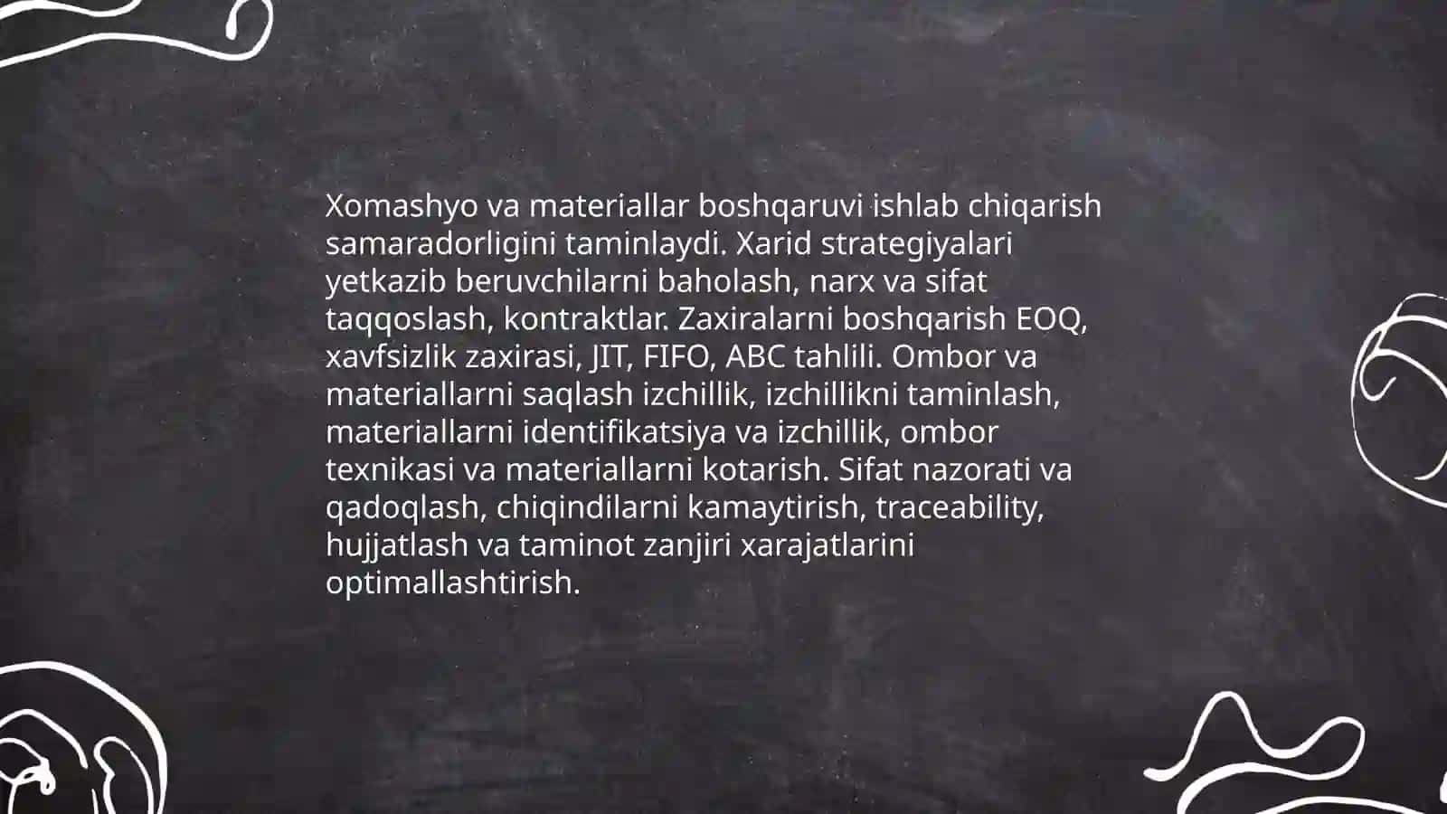 Ishlab chiqarish jarayonlari va uning natijalari 4