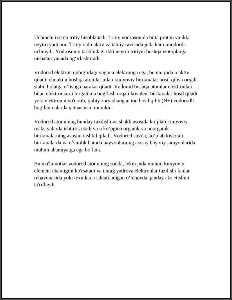 VODOROD ATOMI USHIN BOR TEORIYASI 4