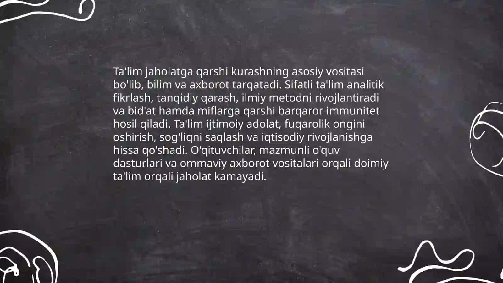 Jaholatga qarshi ma'rifat 4