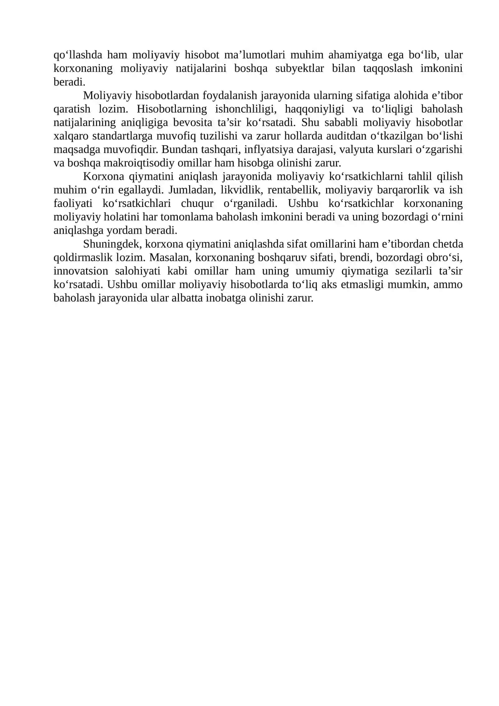 Moliyaviy hisobot axborotlaridan foydalanish 4