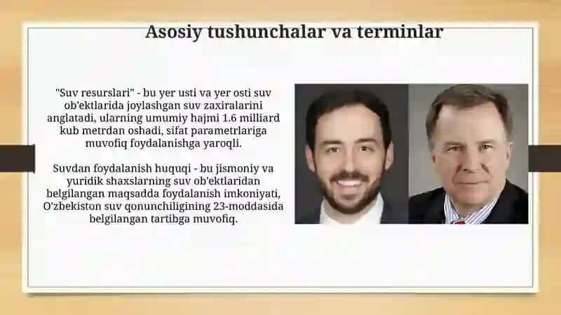 Suv va suvdan foydalanish to'g'risidagi qonunnitaxlilqilish 4