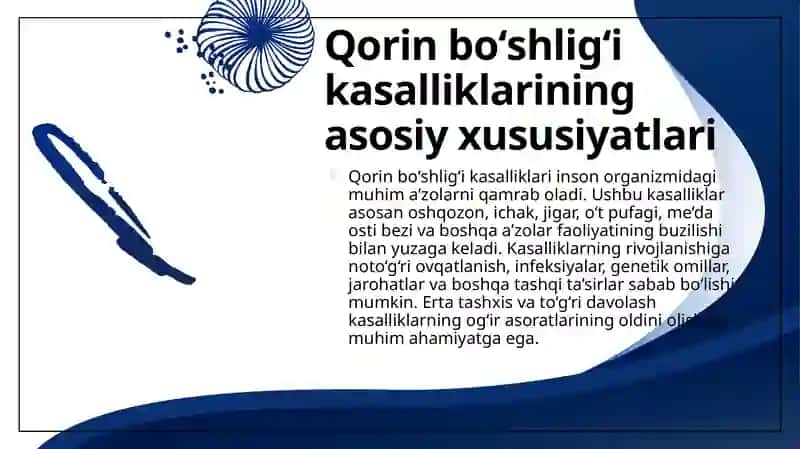 Qorin boʻshligʻi kasalliklari 4