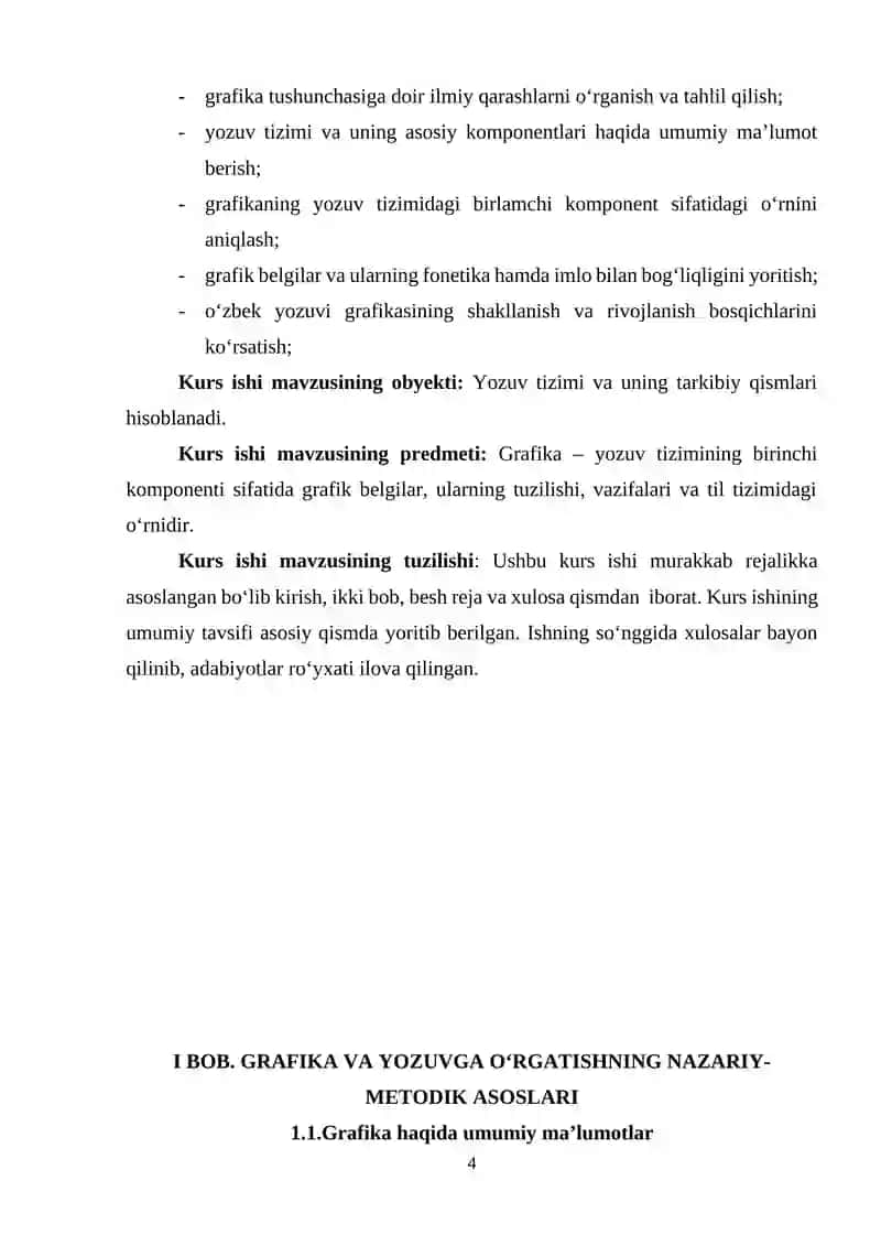Grafika-yozuv tiziming birinchi komponenti 4