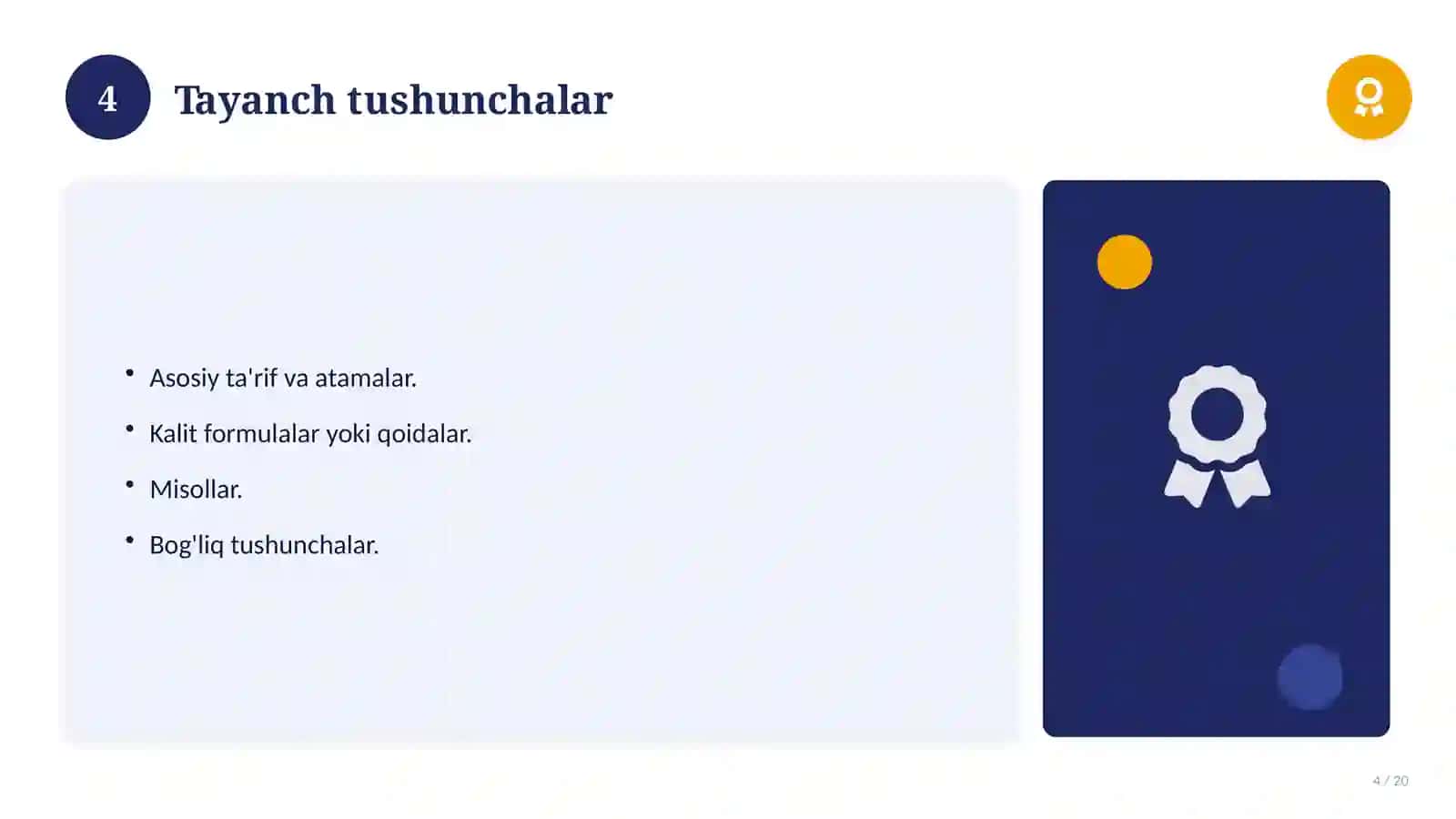 Informatika fanidan 5-sinf: 2-mavzu uchun batafsil dars ishlanmasi 4
