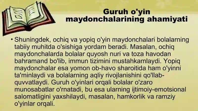 Guruh o‘yin maydonchasi 4