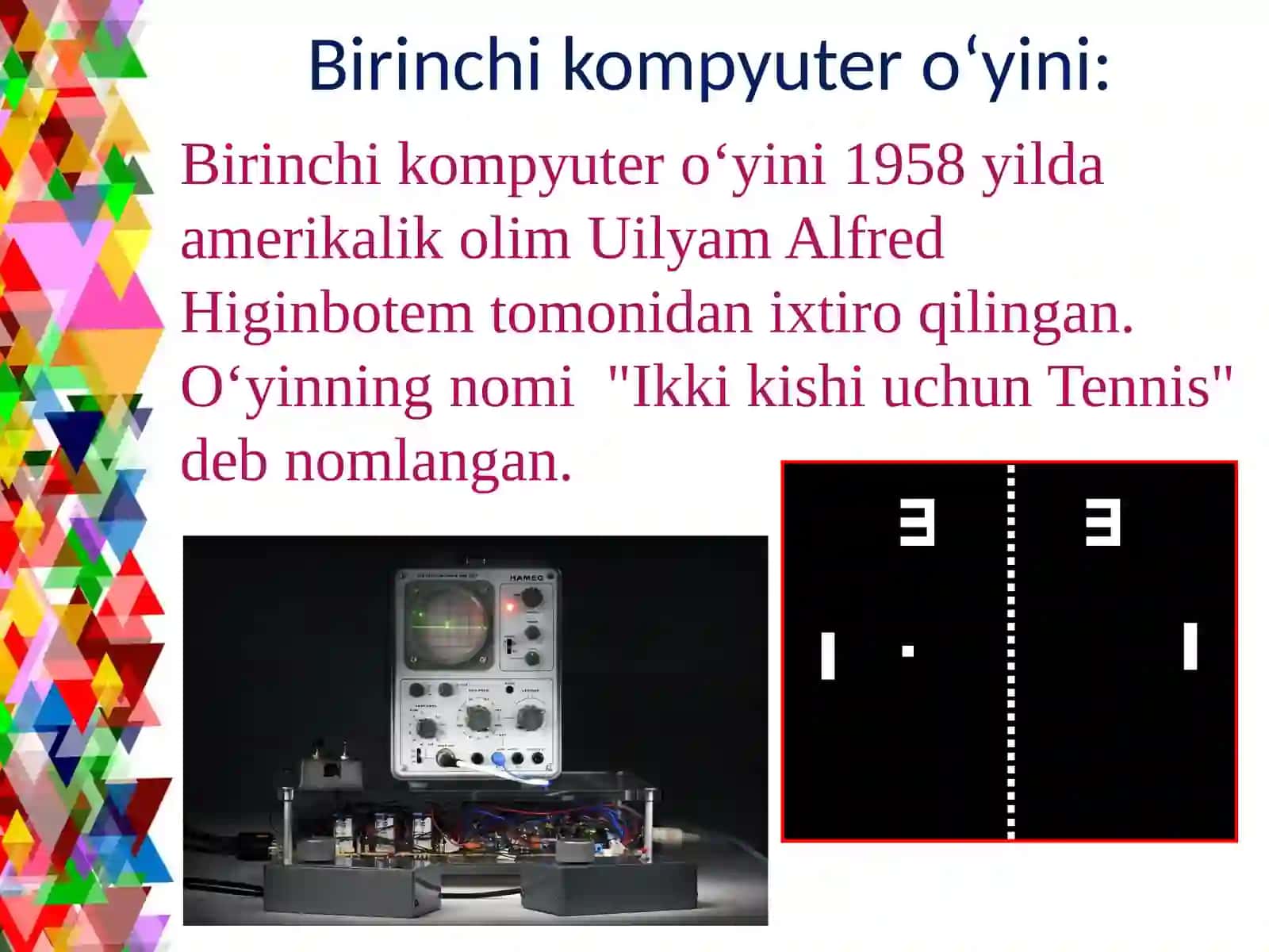 Informatika fanidan Scratch dasturida o'yin yaratish dars ishlanma 4