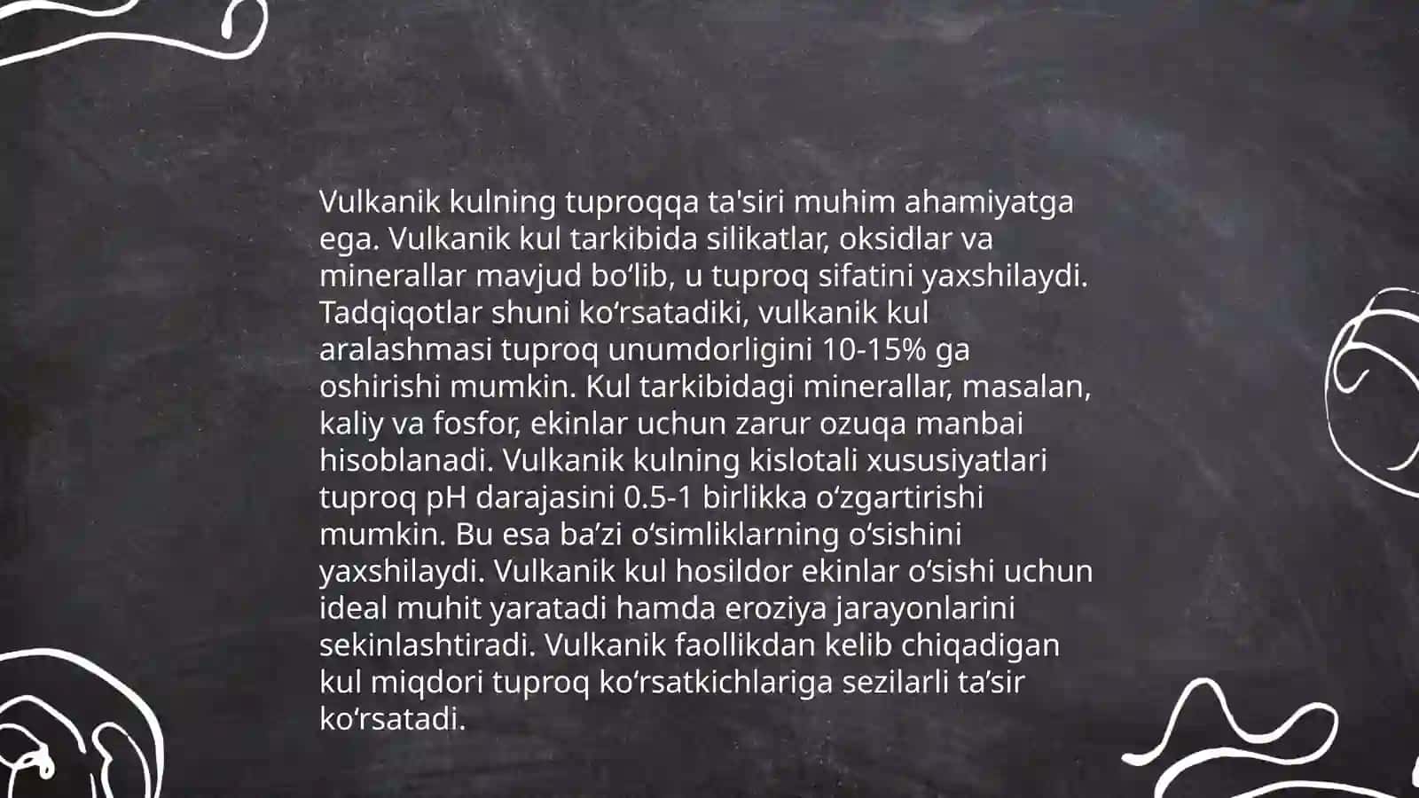 Vulkanogen tuproqlar 4