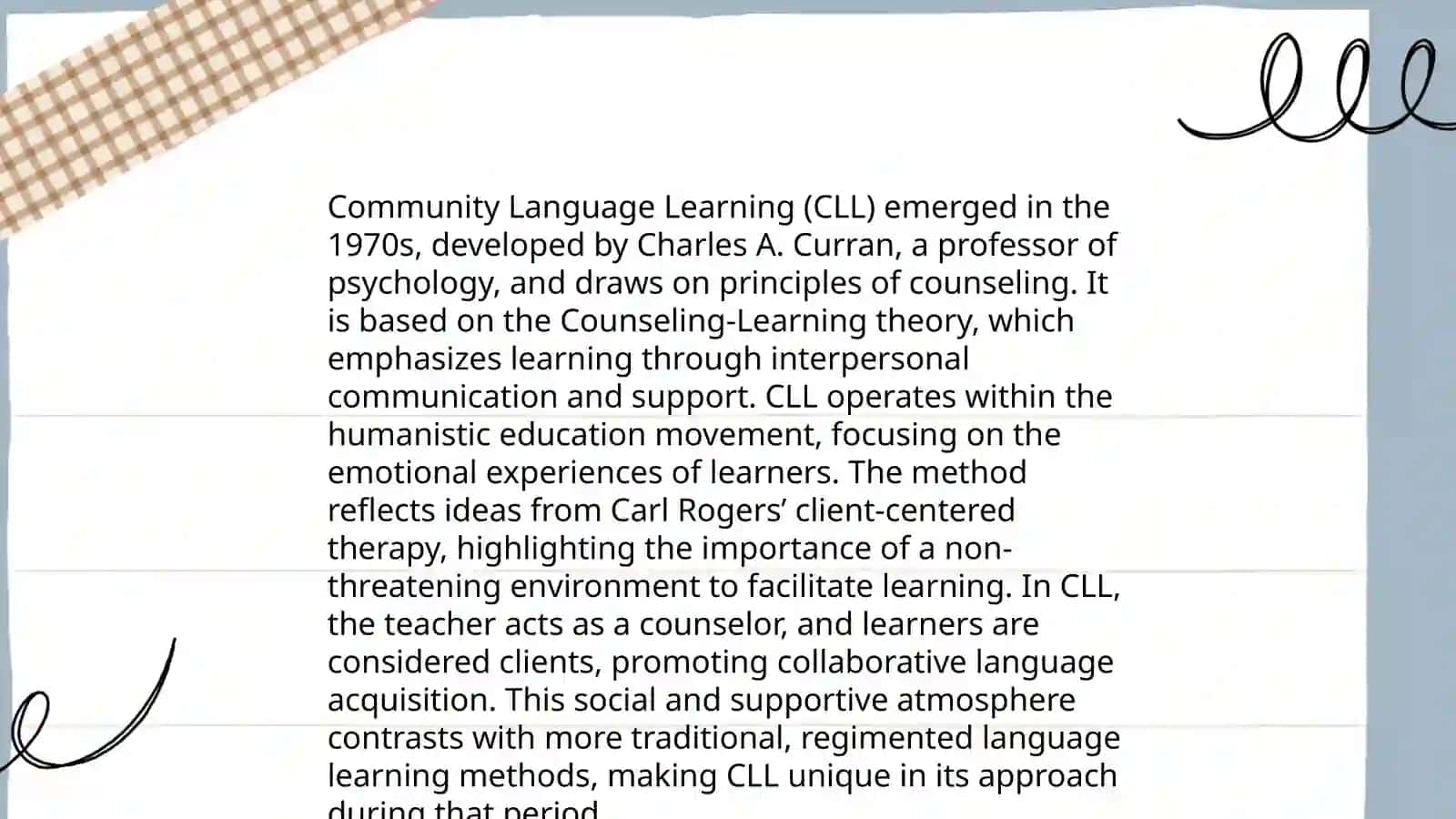 Analysis on Community Language Learning 4