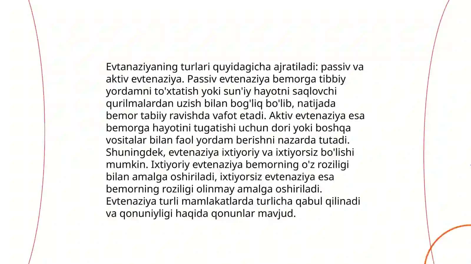 Evtanaziya muammolari 4
