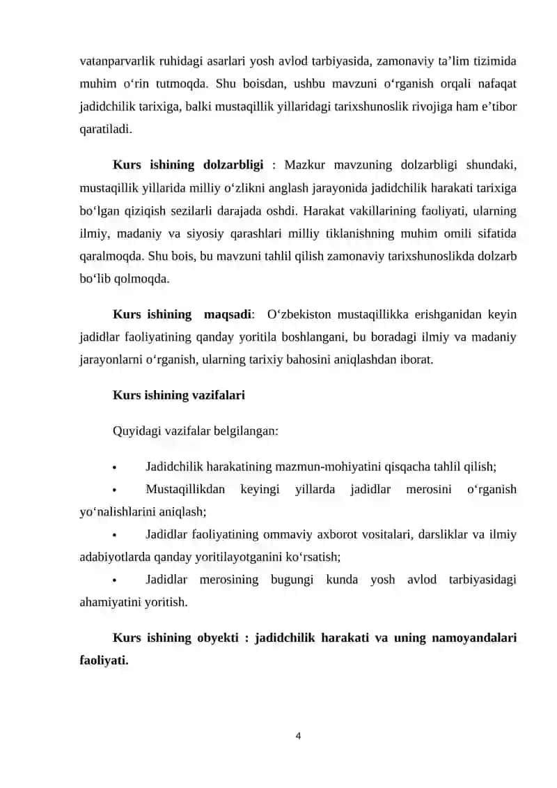 Jadidlar faoliyati tarixining mustaqillik yillarida yoritilishi 4