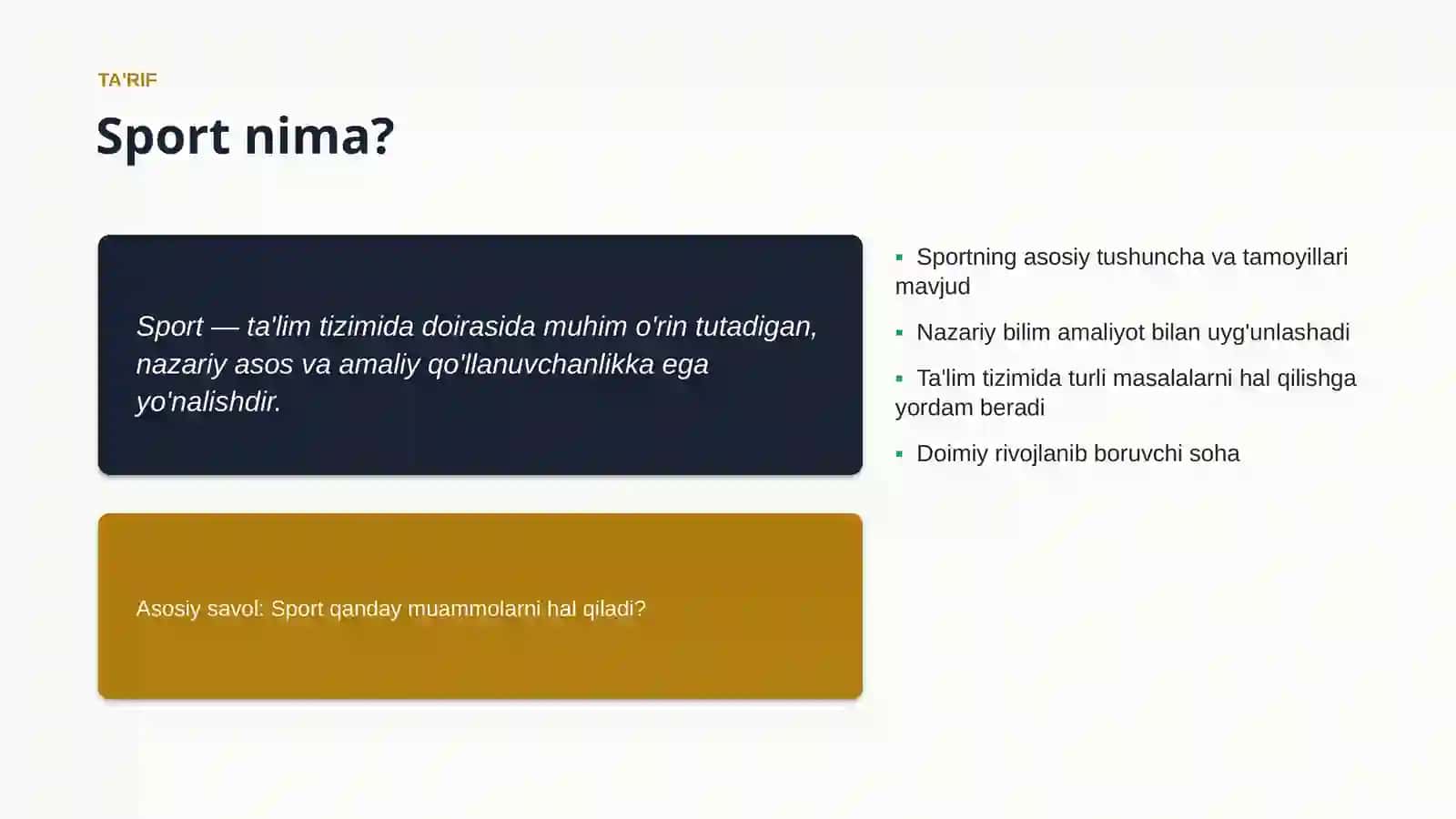 Sport Ta'lim Tizimi 4