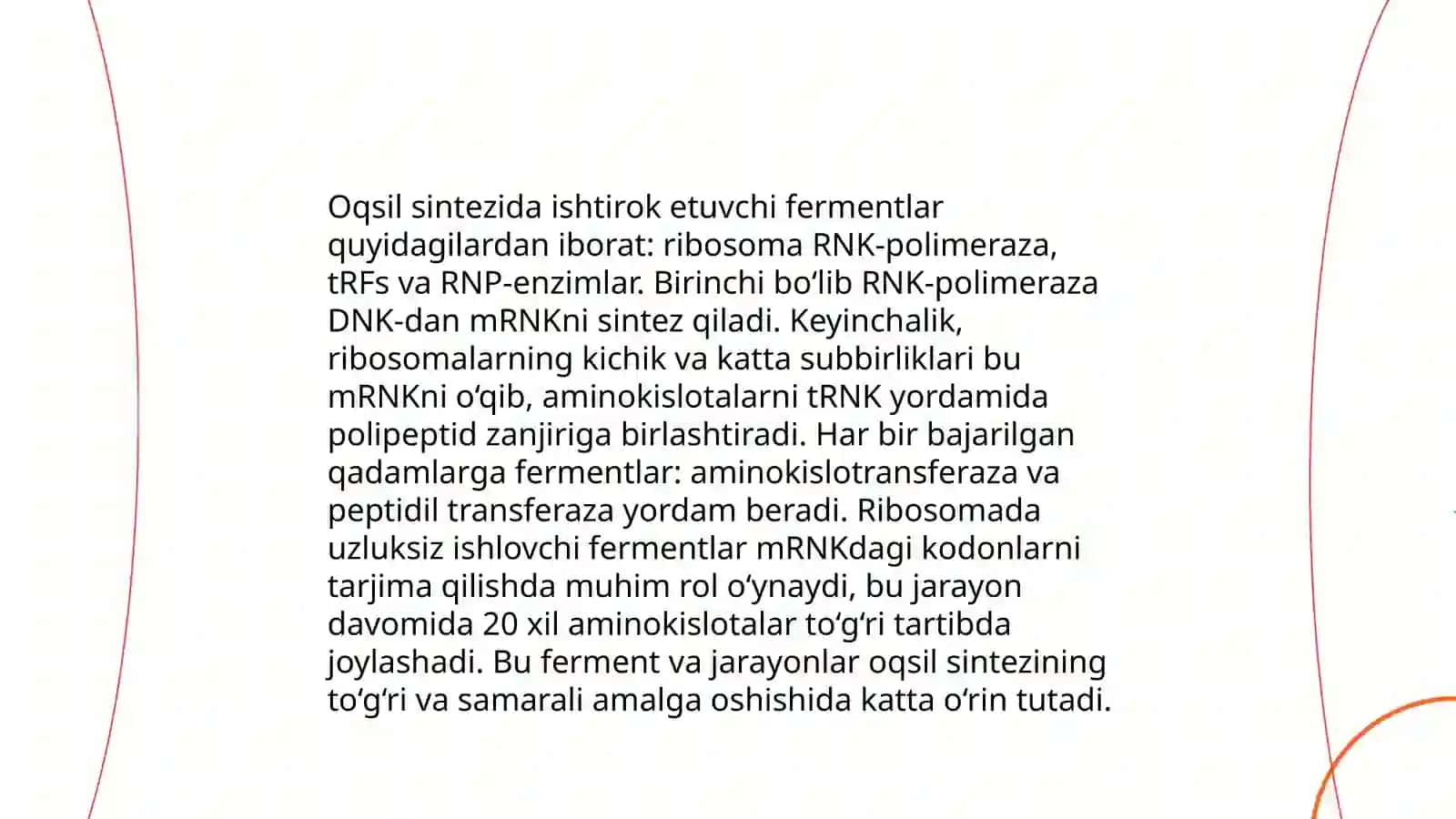 Oqsil biosintezi ingibitorlari 4