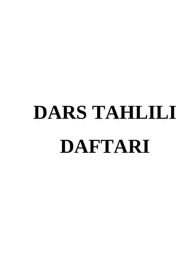 O'QUV AMALIYOT HUJJATLARI 4