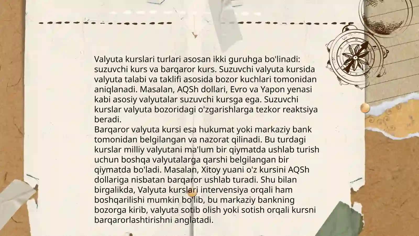 Chet el valyutasidagi operatsiyalar hisobi 4