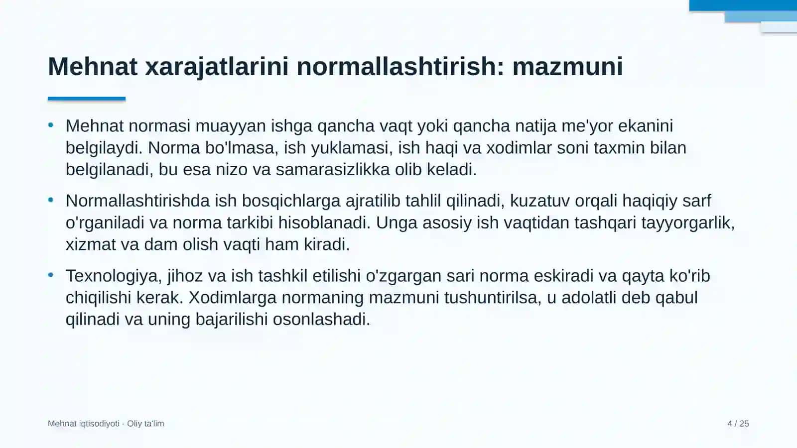 boshlang'ich ta'limda mehnat xarajatlarini normallashtirish 3127 4