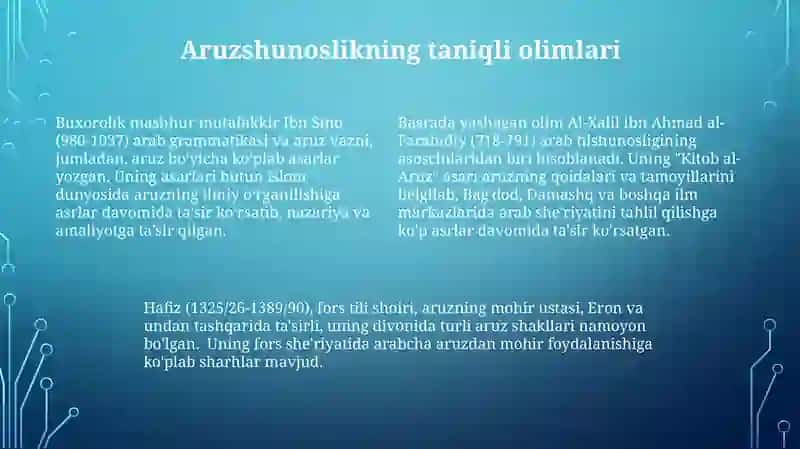 Aruz vazni 4