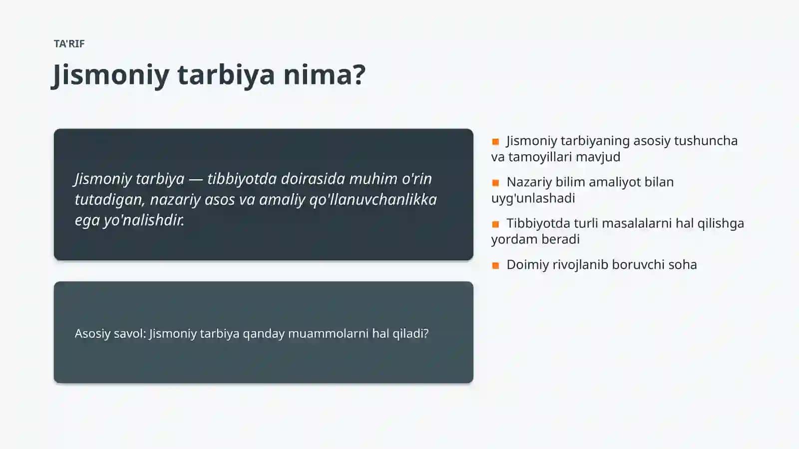 TIBBIYOTDA 4