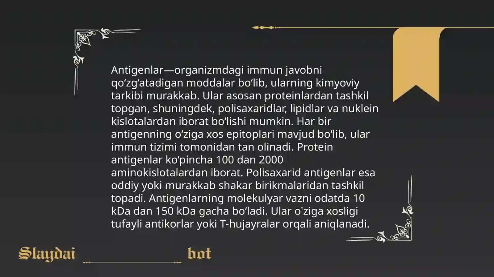 Antigen va antitanalar va ularning turlari 4