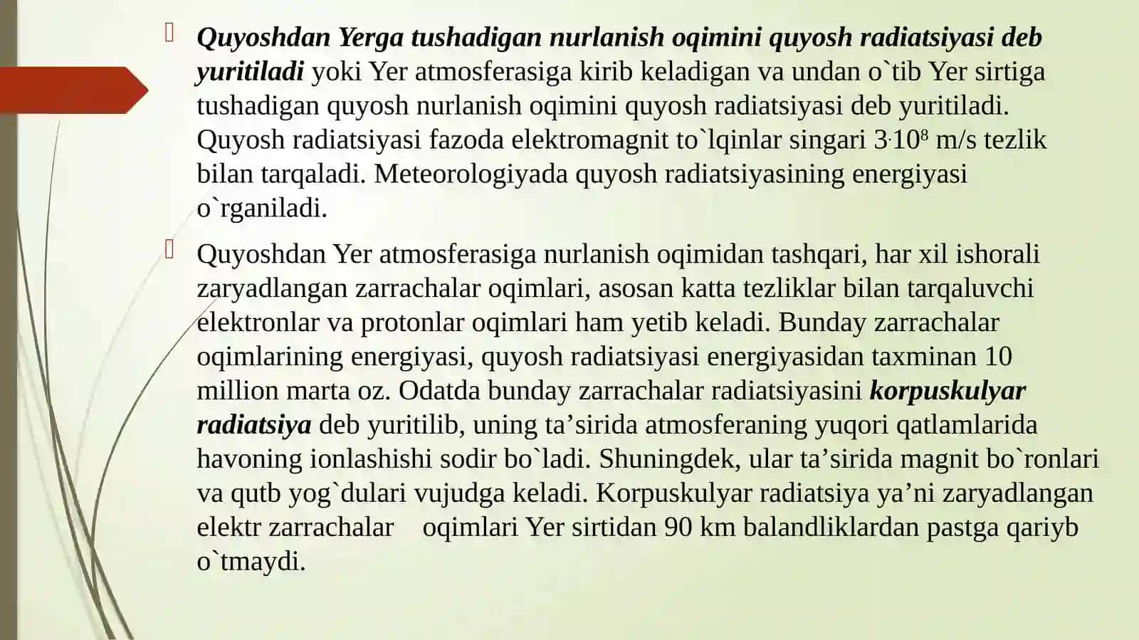Quyosh radiatsiyasi 4