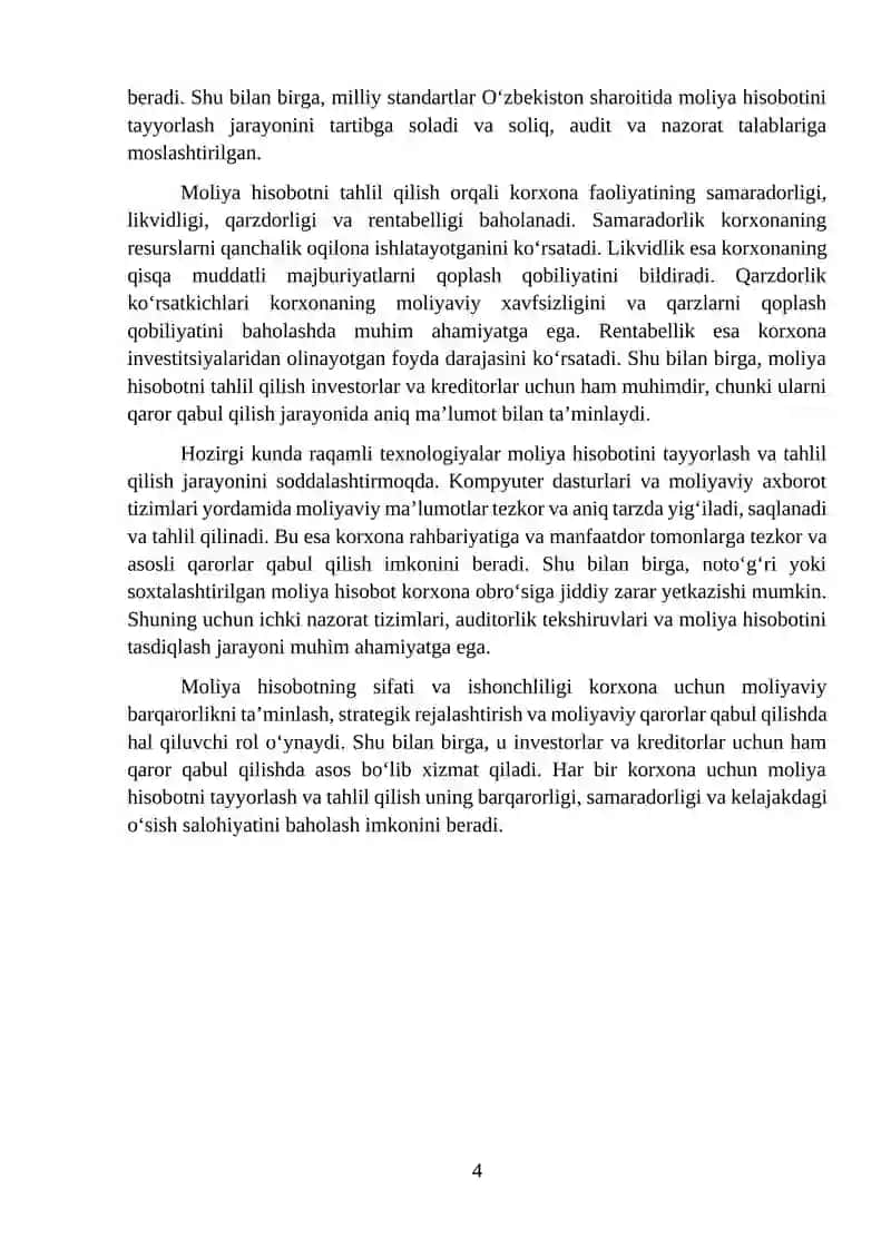 Moliyaviy Hisobot 4